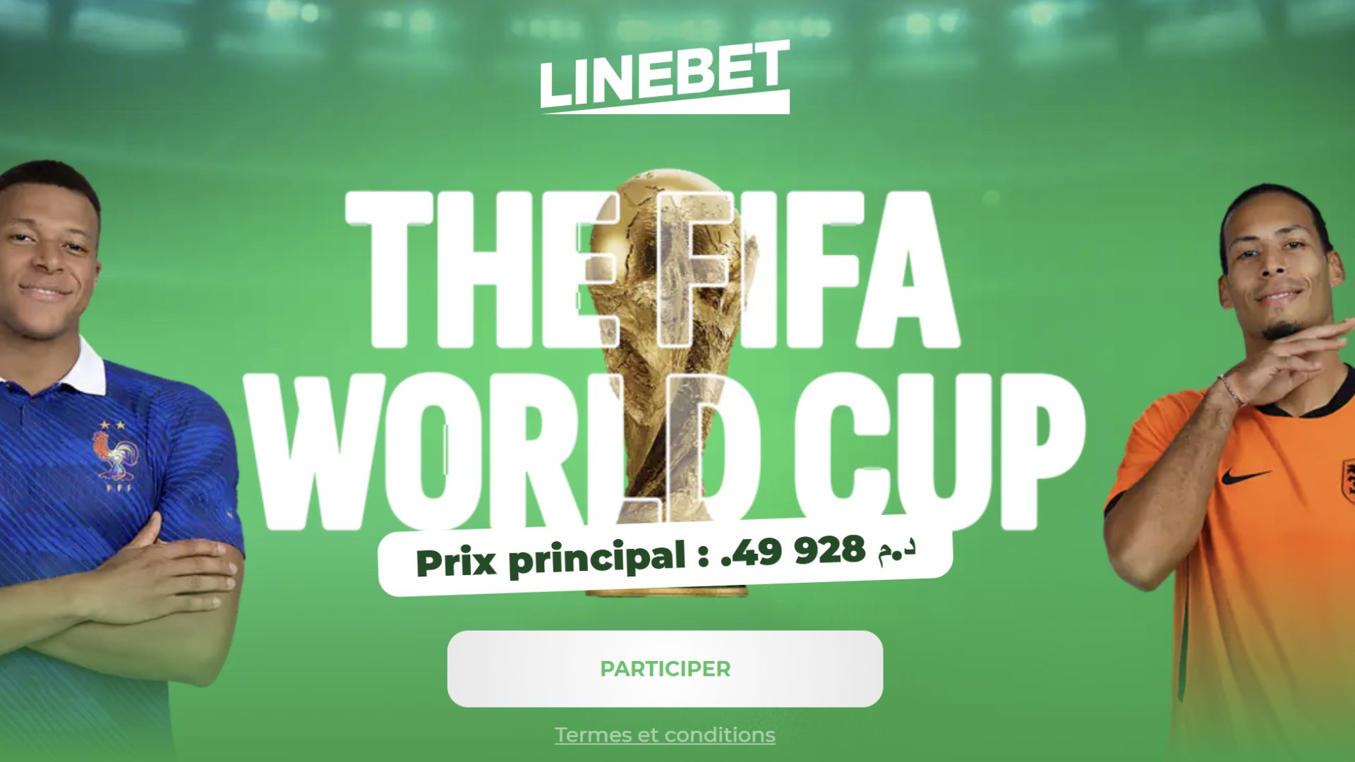 Promotion Linebet sur le coupe du monde 2026