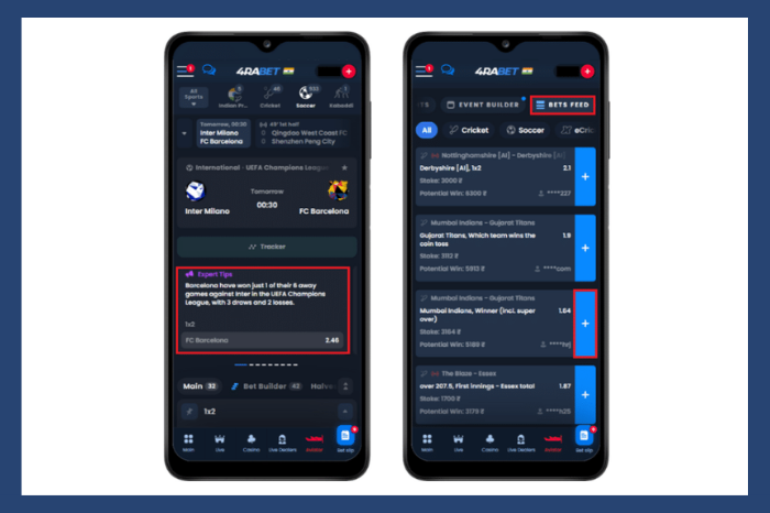4rabet Bets Feed and Expert Tips