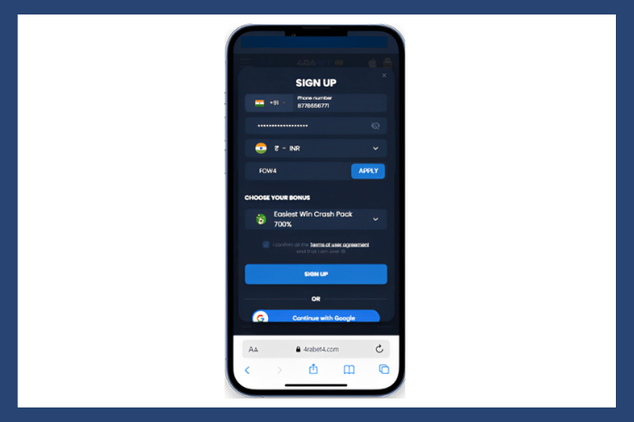 4rabet review on registration