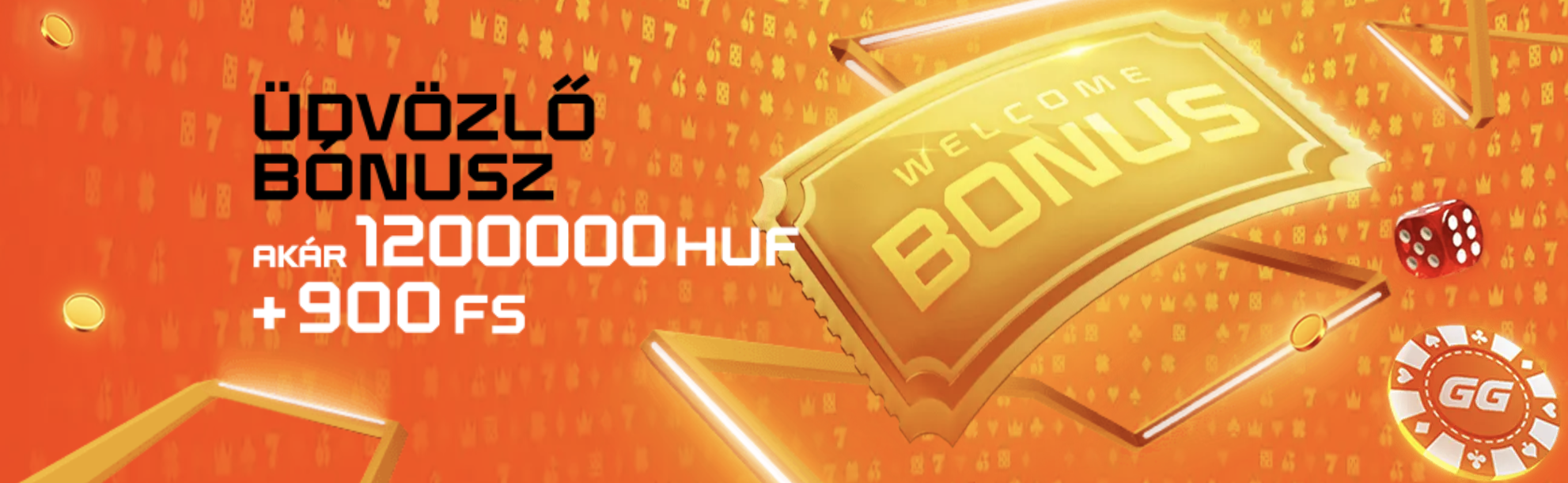 Kaszinó Üdvözlő Bónuszcsomag ggbet promóciós kód