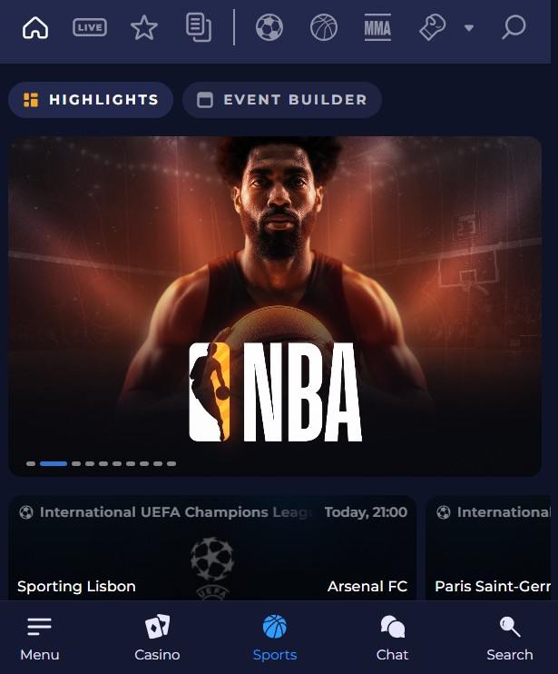 Rainbet Sportsbook NBA