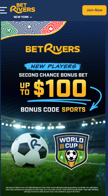 betrivers world cup offer & free bets
