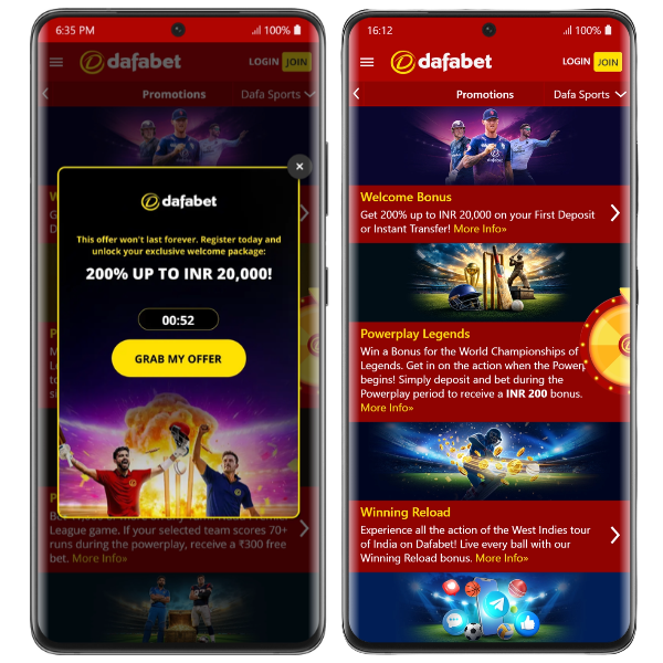 An image showing some of the latest Dafabet promotions including the latest Dafabet welcome offer.
