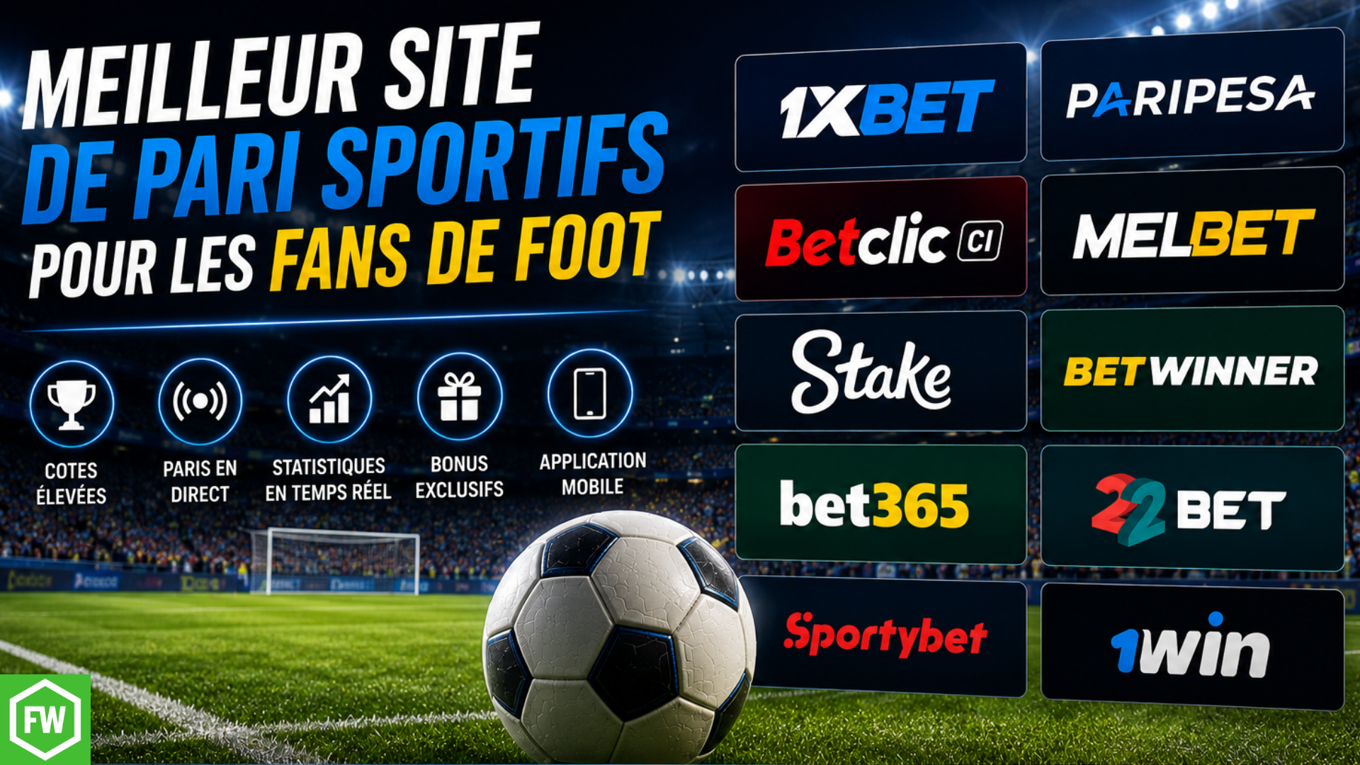 Les 10 meilleurs sites de paris sportifs africains pour parier sur la Coupe du Monde 2026