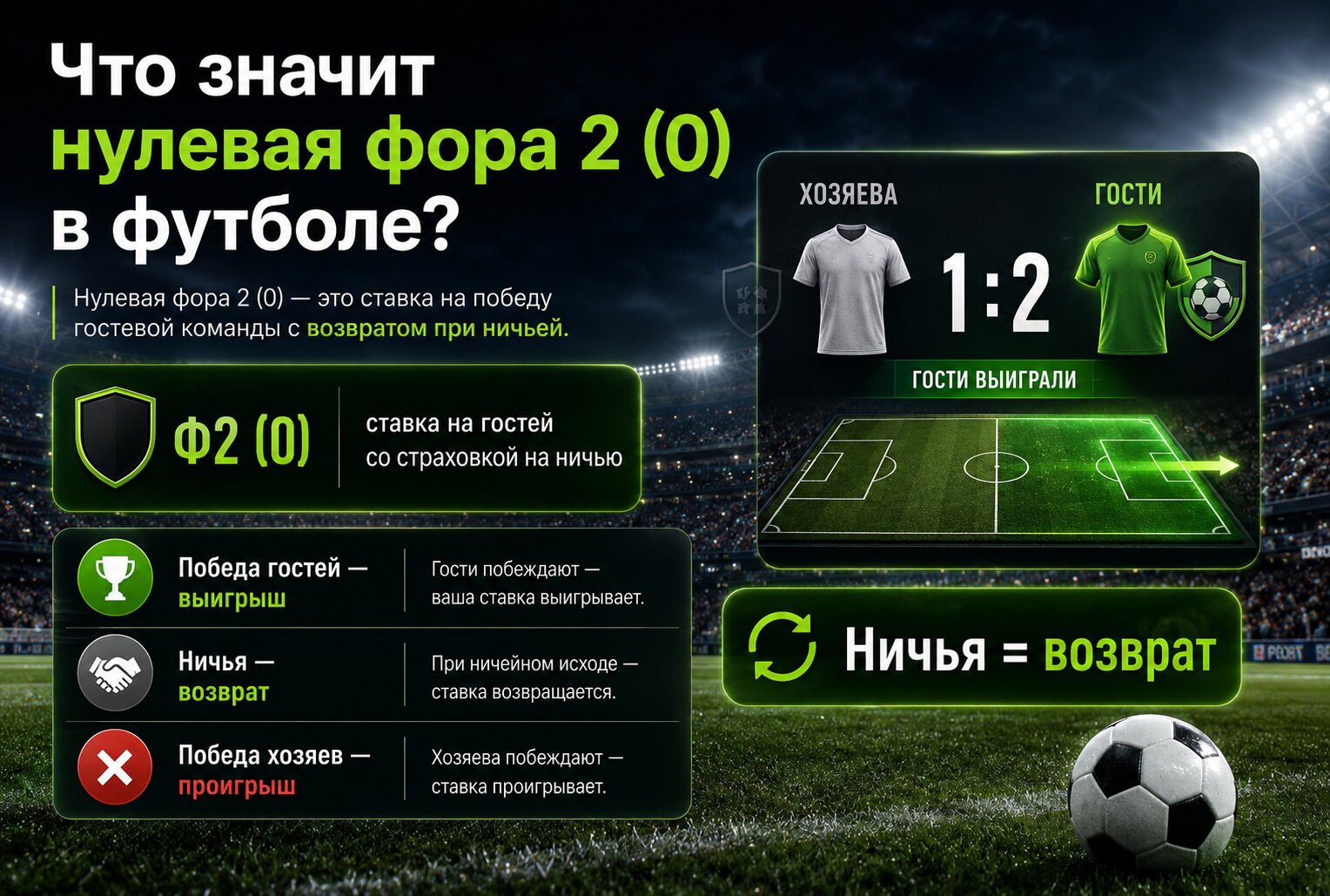 Нулевая фора Инфографика показывающая что такое нулевая фора Ф2