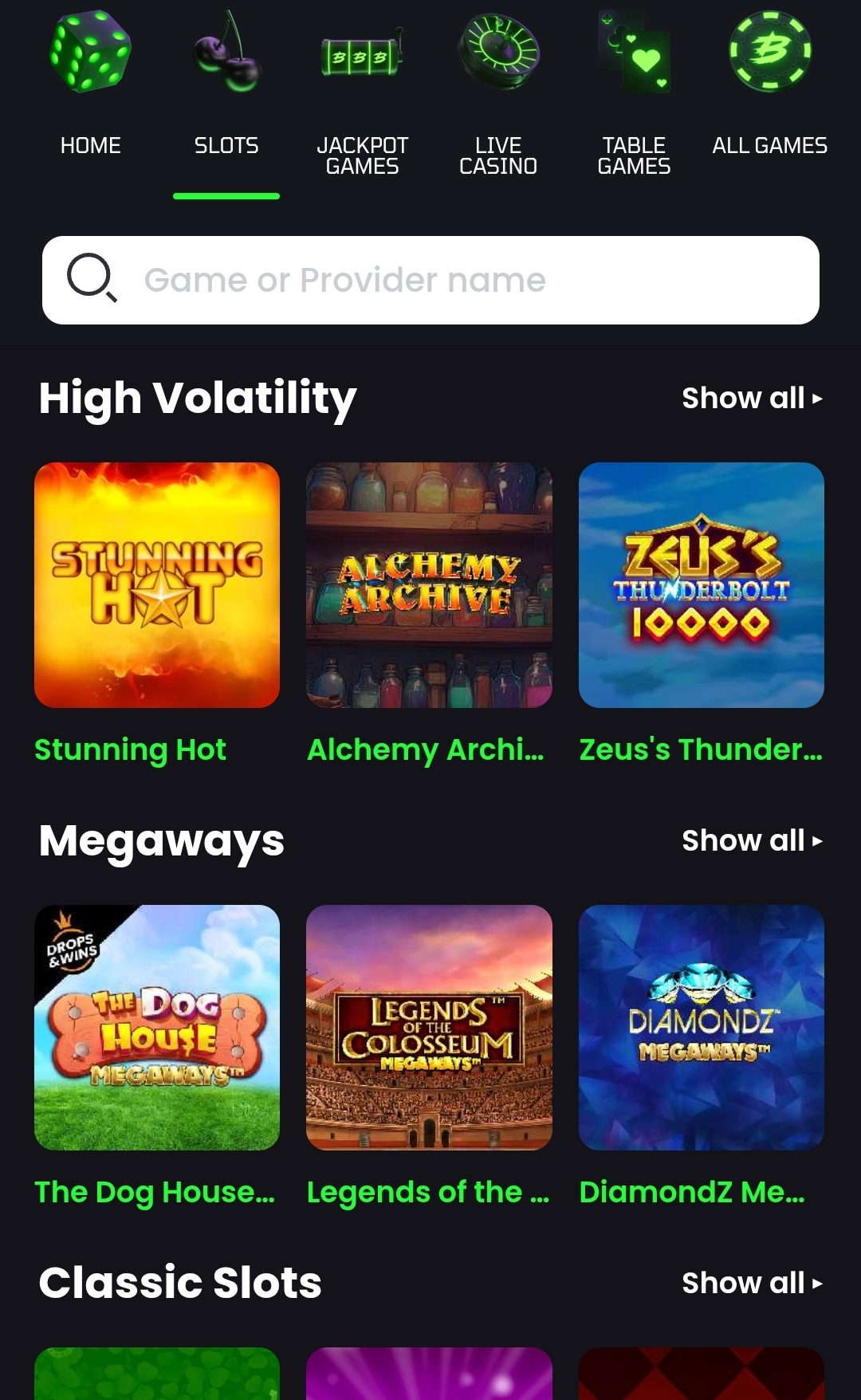 Beazt Casino Games