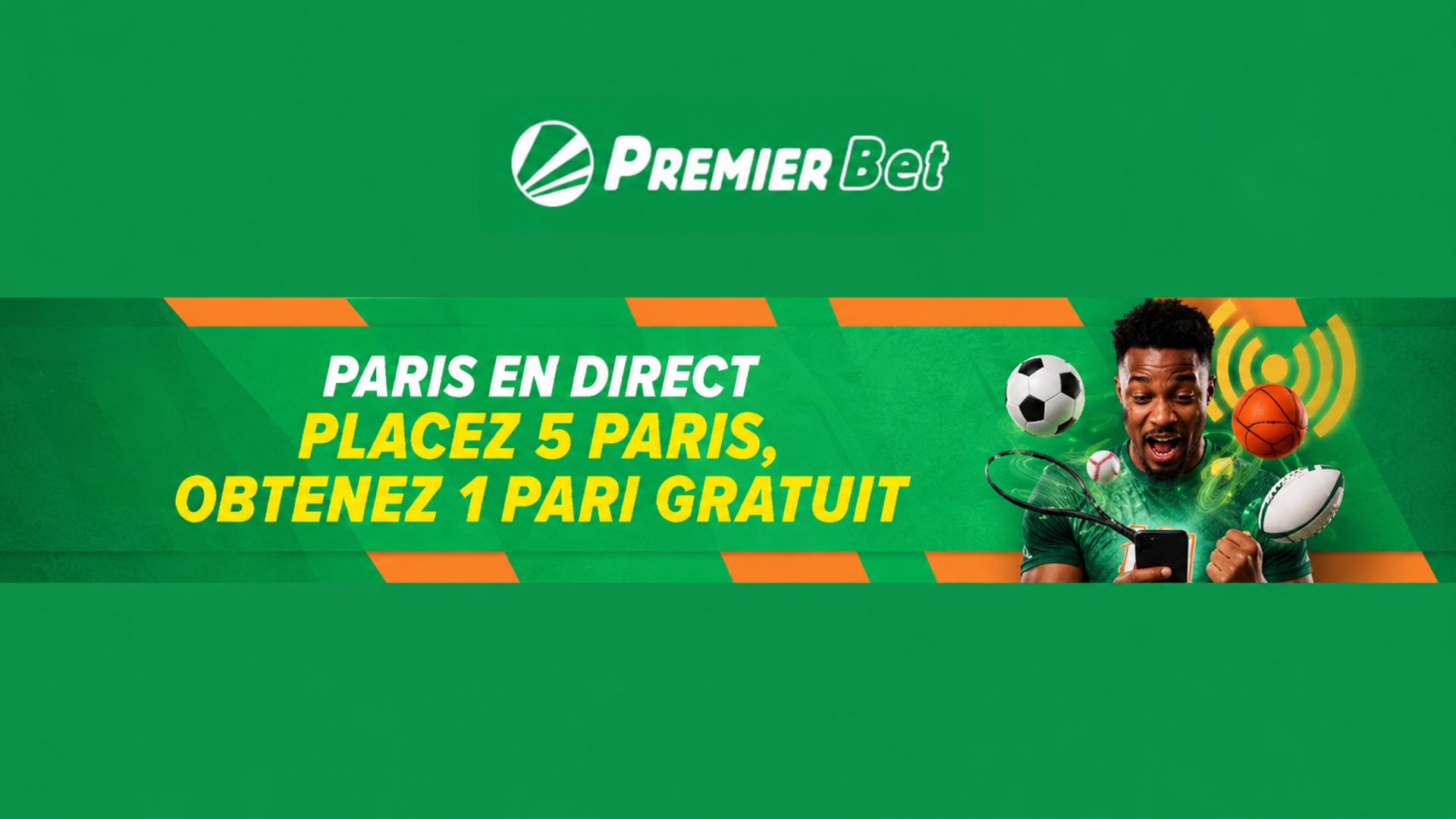 Paris en direct promotion code promo premier bet