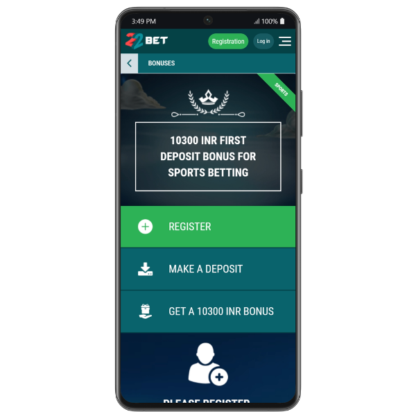 An image showing the 22Bet latest welcome offer