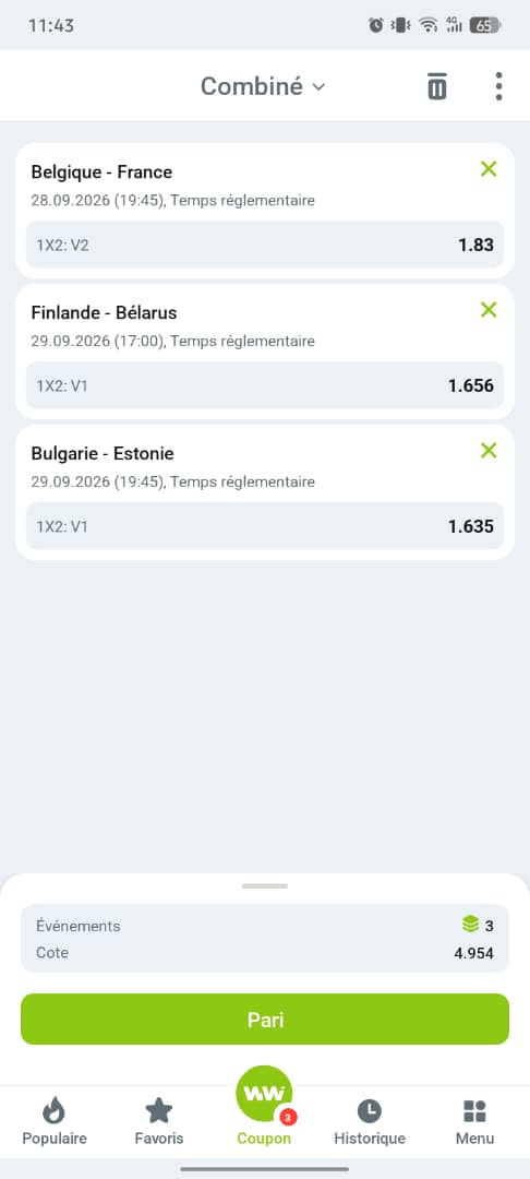Test du code promo WinWin sur le foot