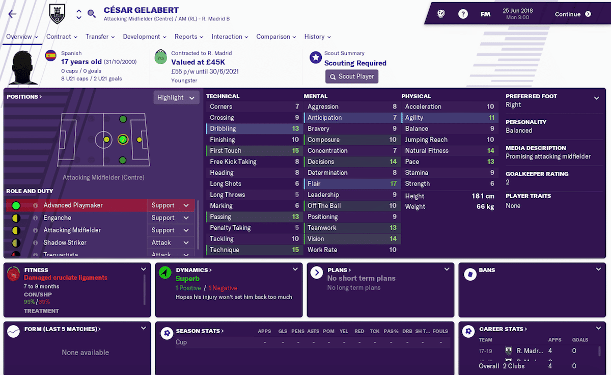C&eacute;sar Gelabert, Football Manager