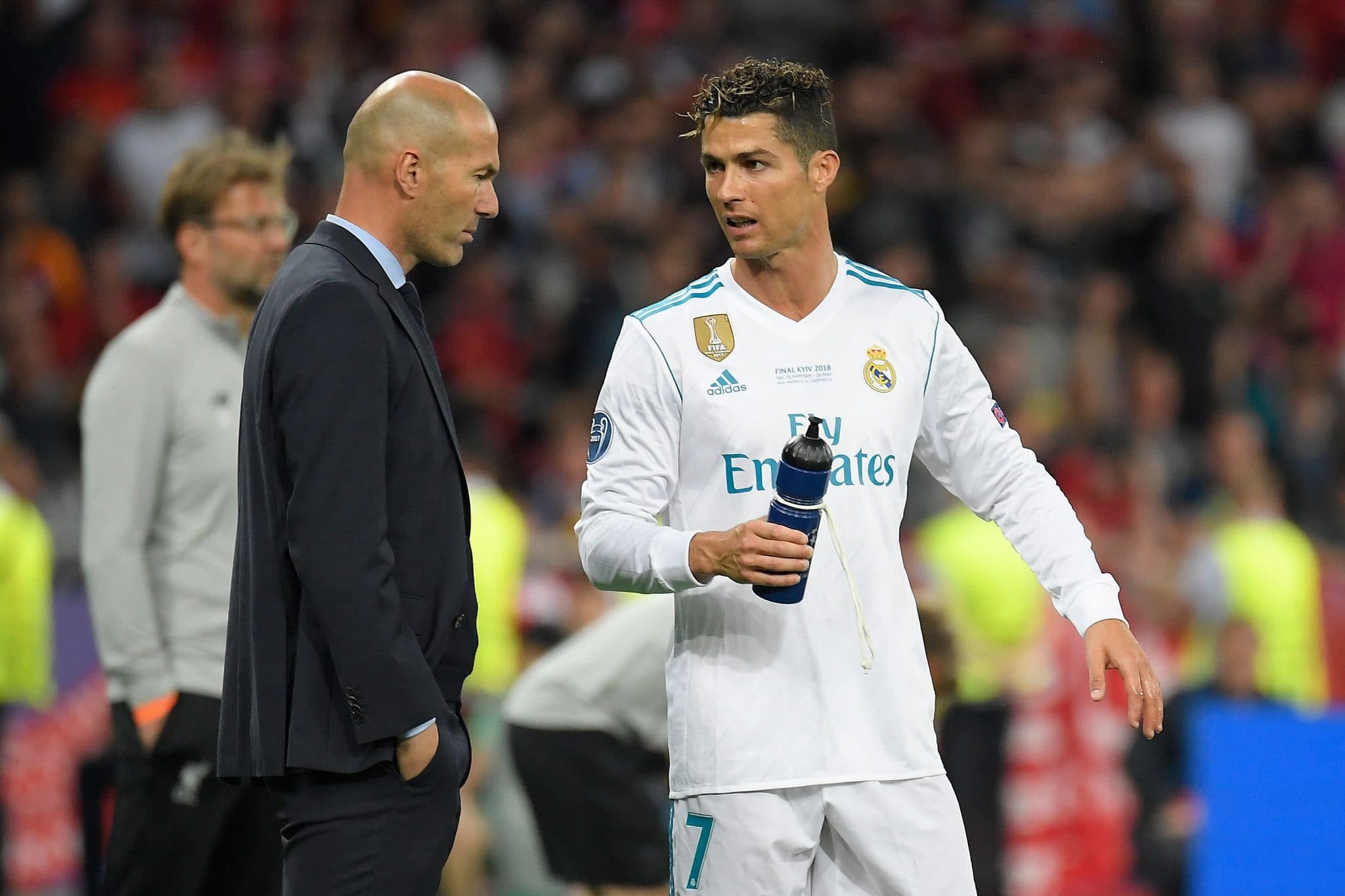 Cristiano Ronaldo and Zinedine Zidane &ndash; one of the original Gal&aacute;cticos