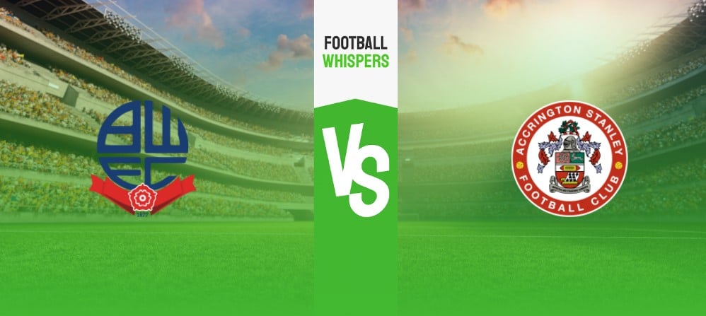 Bolton vs Accrington prediction