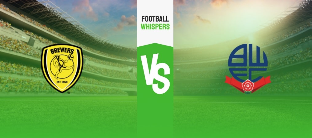 Burton Albion vs Bolton Prediction