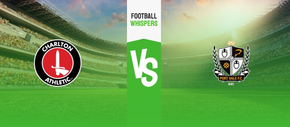 Charlton vs Port Vale Prediction