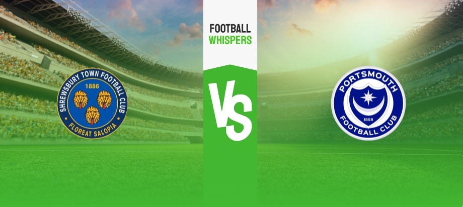 Shrewsbury vs Portsmouth Prediction