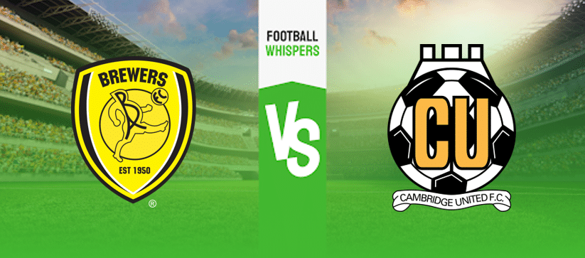 Burton vs Cambridge Prediction