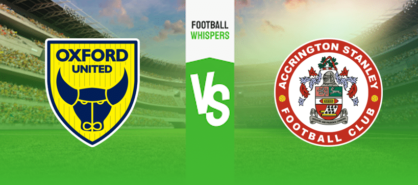 Oxford United vs Accrington Stanley Prediction