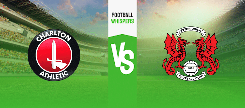 Charlton vs Leyton Orient Prediction