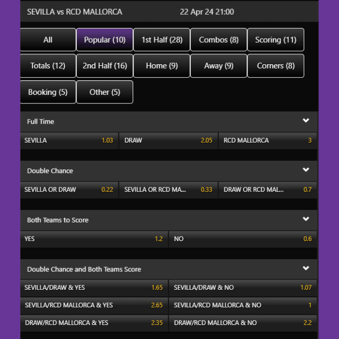 Hollywood bets review of betting markets