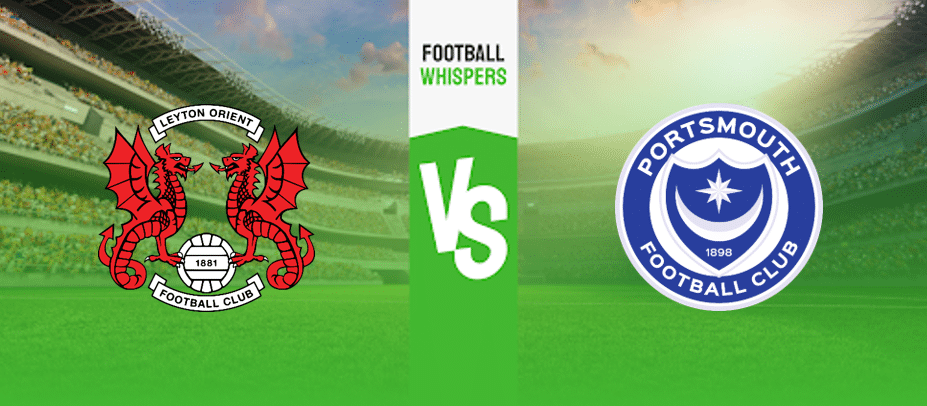 Leyton Orient vs Portsmouth Prediction