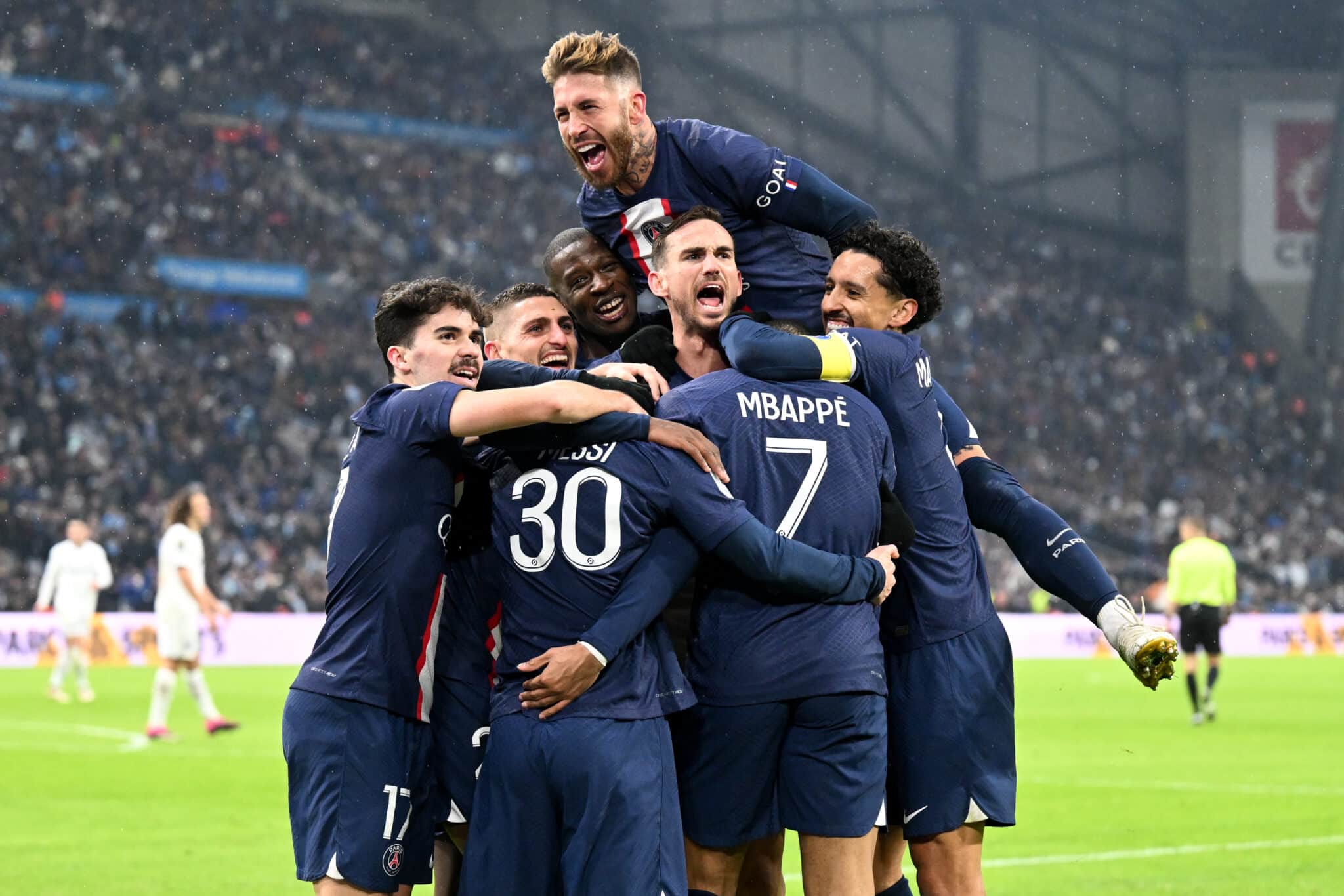 The last league Paris Saint-Germain vs Marseille H2H ended won by the Parisians.