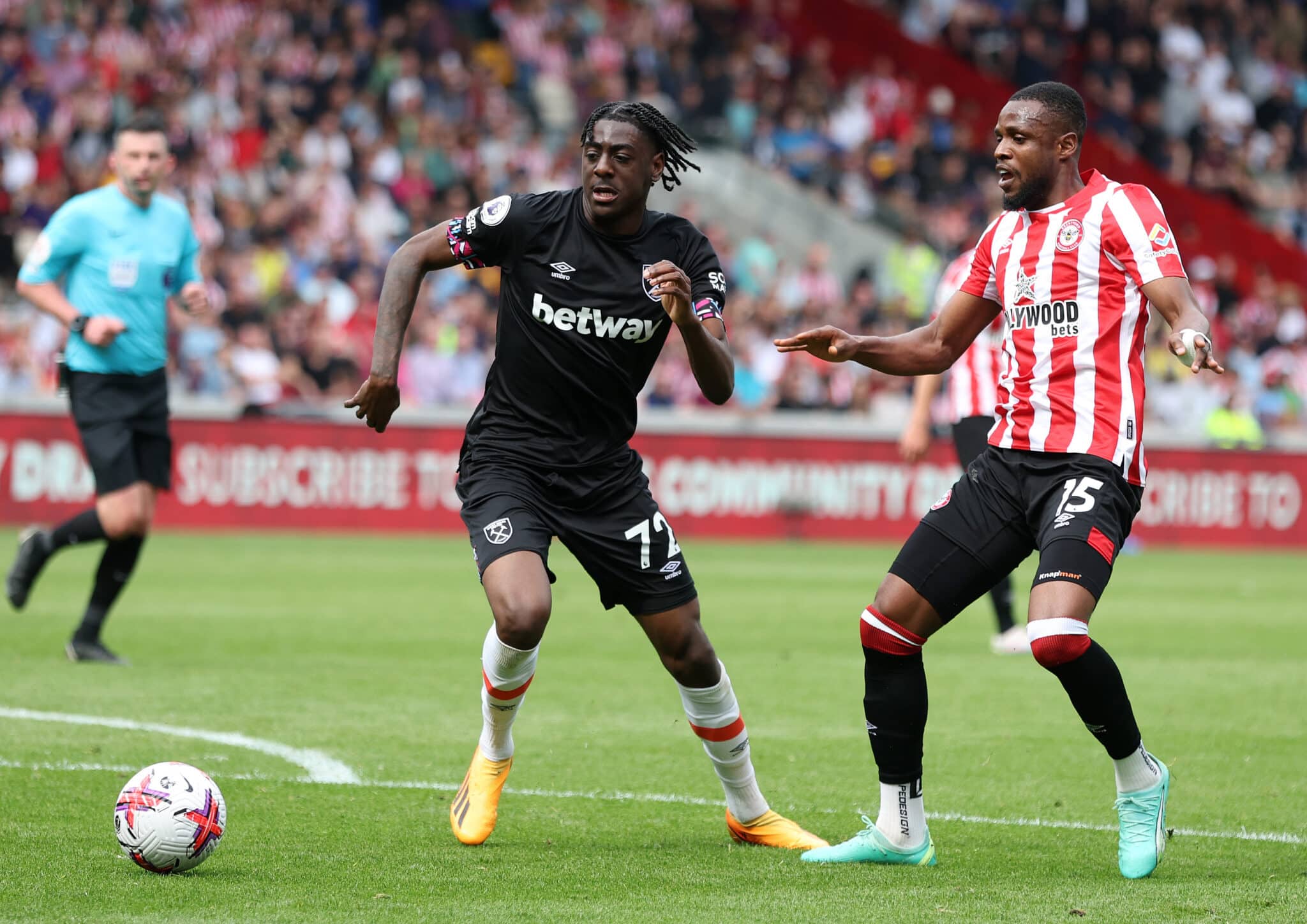 Mubama could get into the West Ham lineup vs Backa Topola.