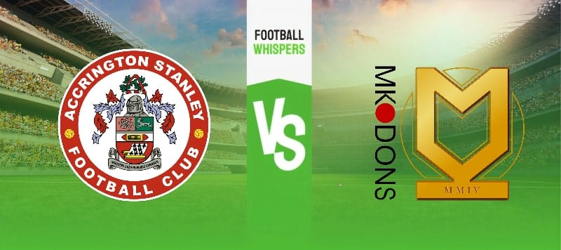 Accrington Stanley vs MK Dons prediction