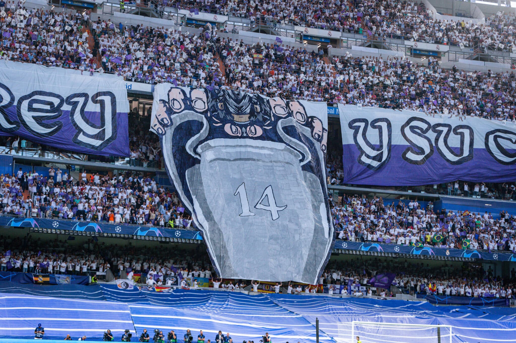 Real Madrid fans cup tifo