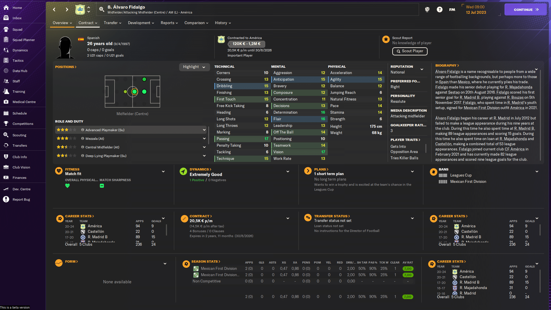 Alvaro Fidalgo in FM 24