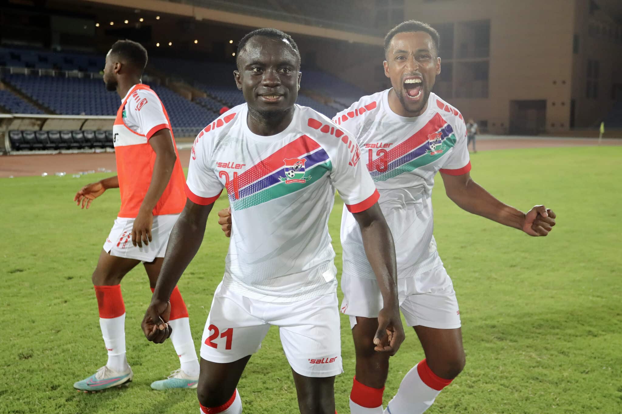 Ibou Touray and Muhammed Sanneh of Gambia