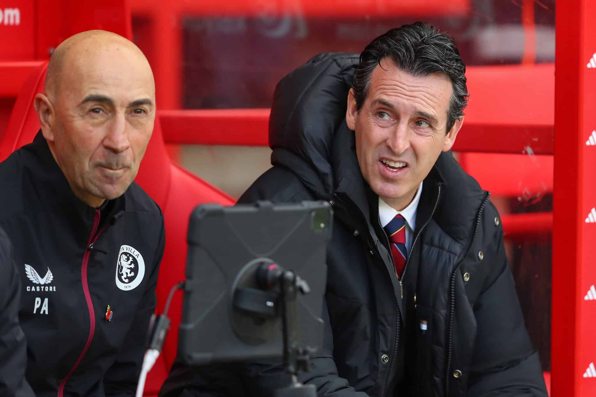 Unai Emery manager of Aston Villa