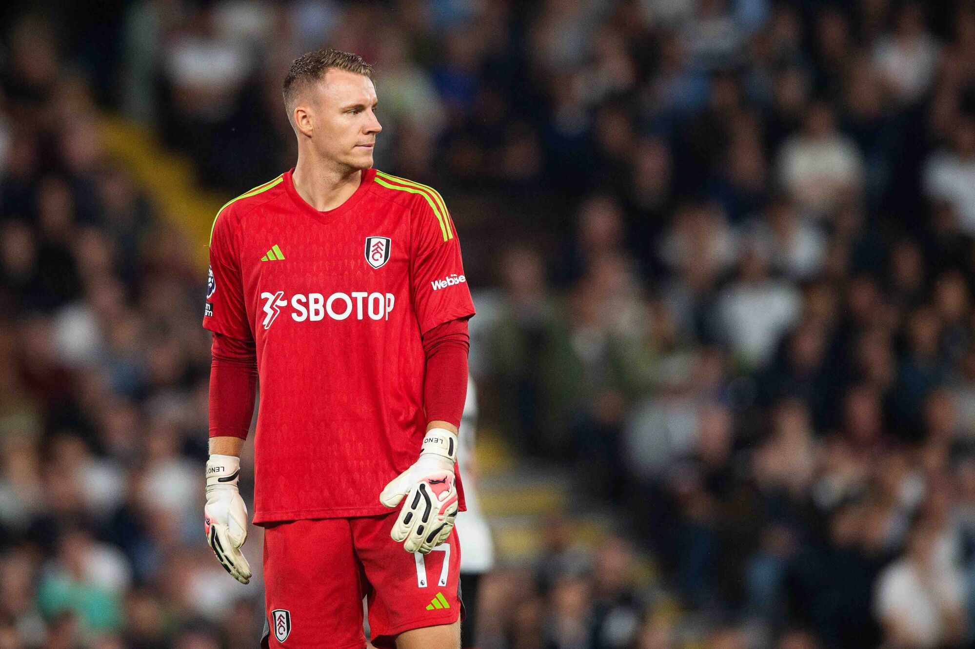 Goalkeeper Bernd Leno of Fulham 