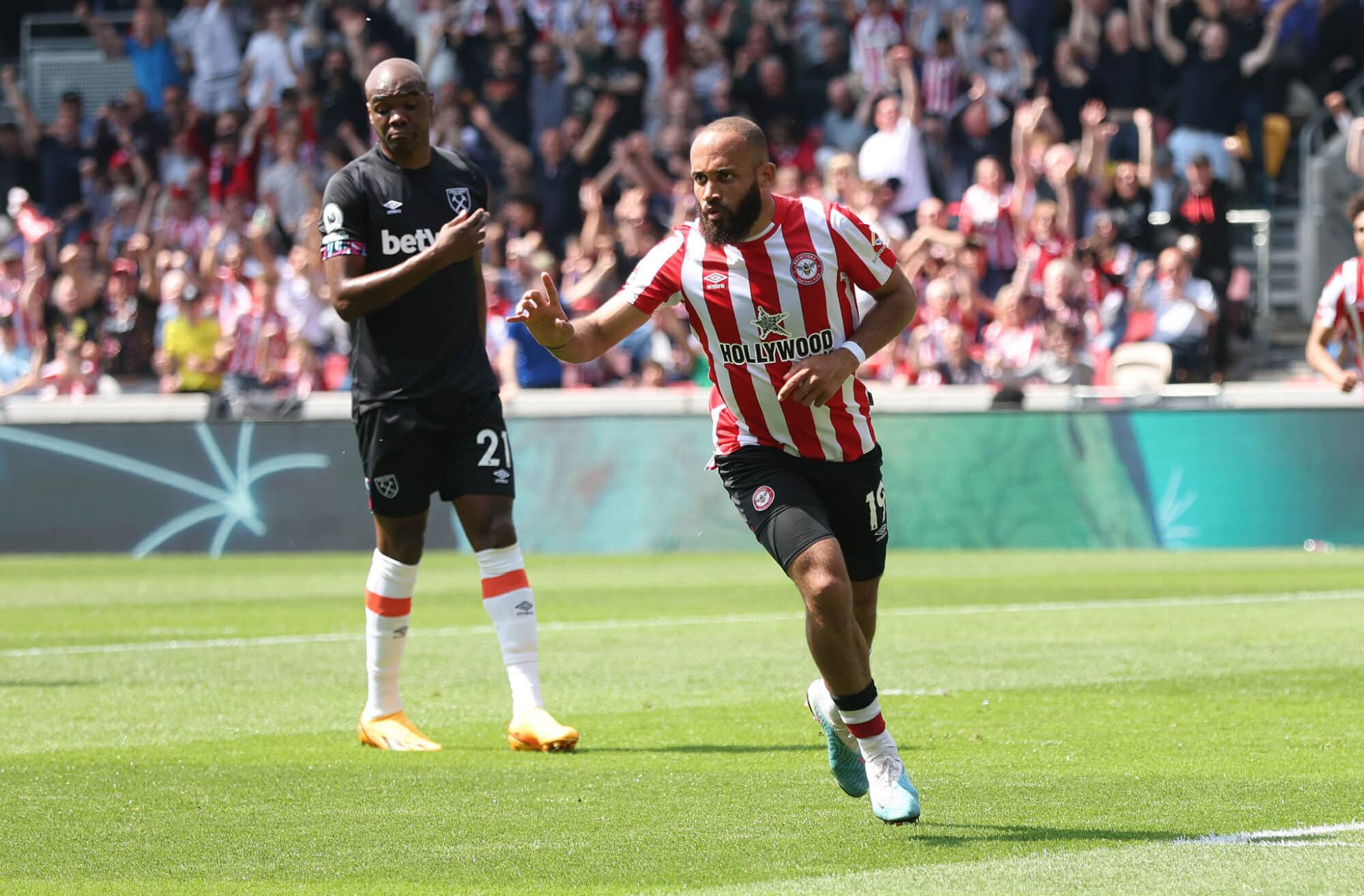 Bryan Mbeumo of Brentford 