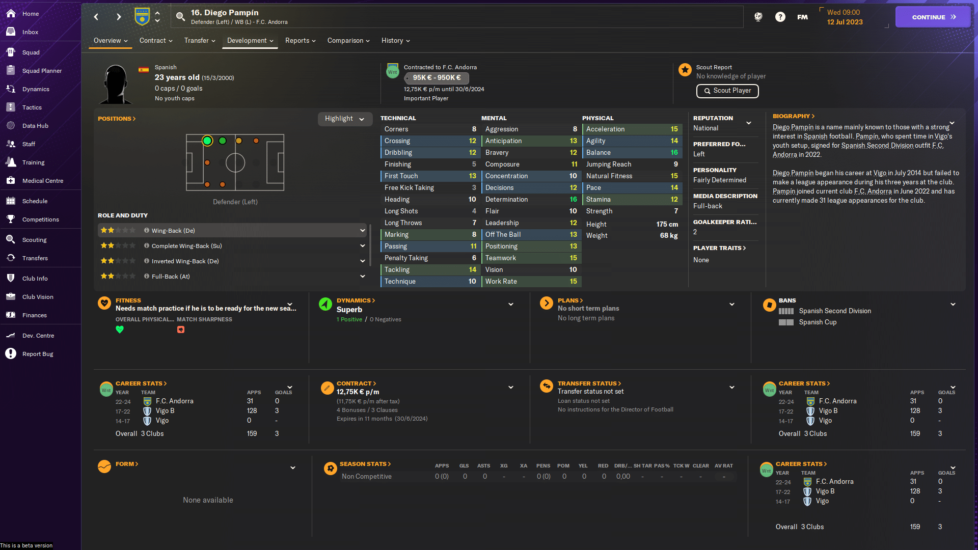 Diego Pampin in FM 24