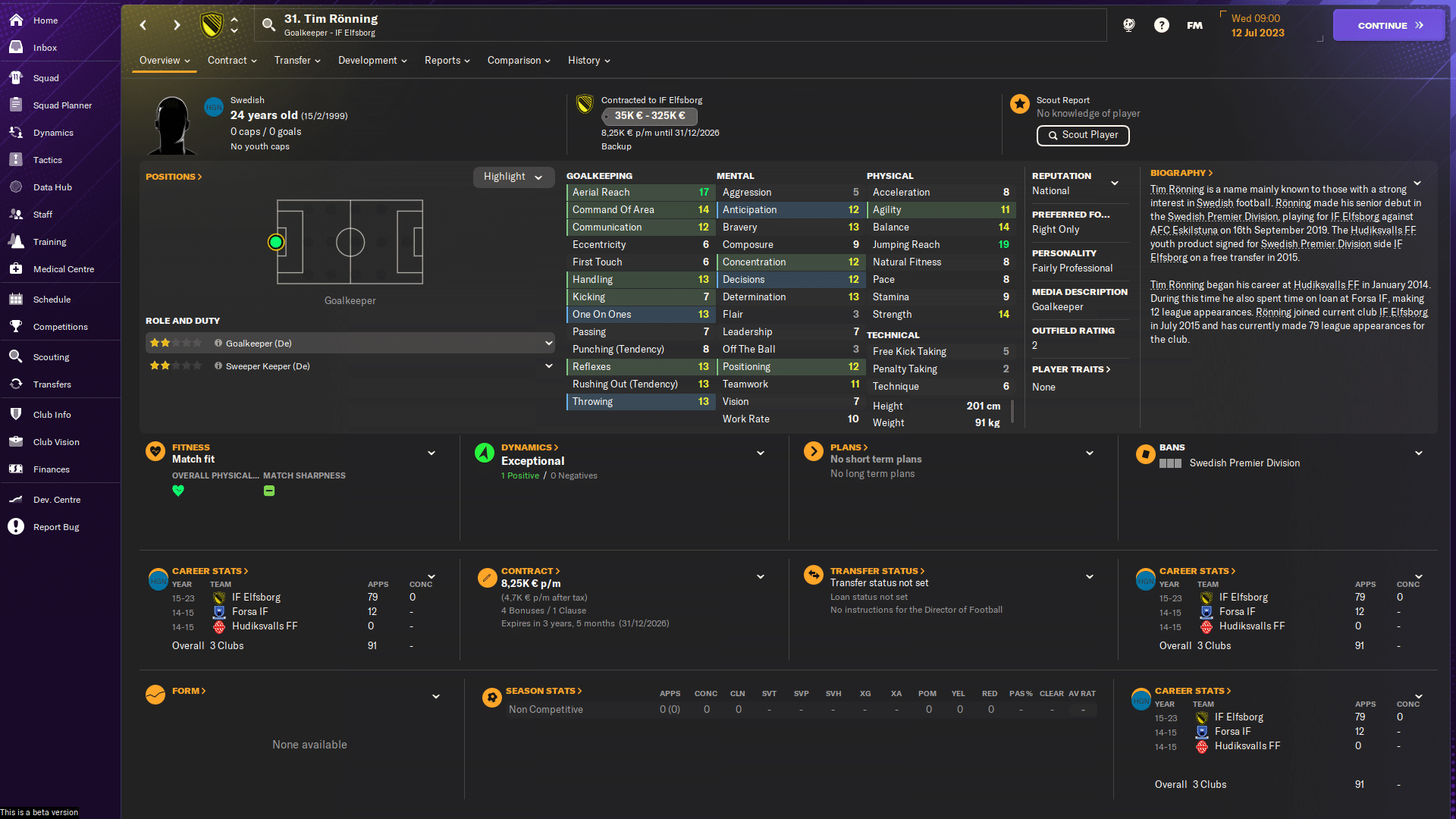 Tim R&ouml;nning in FM 24