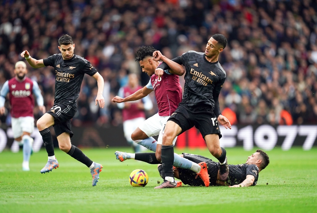 Aston Villa vs Arsenal last five H2Hs