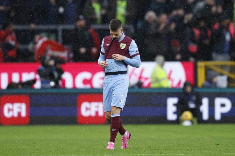 Burnley look set for relegation from the premier League