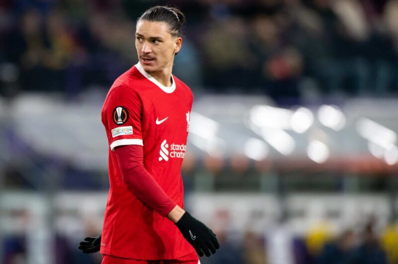 Darwin Nunez in action for Liverpool