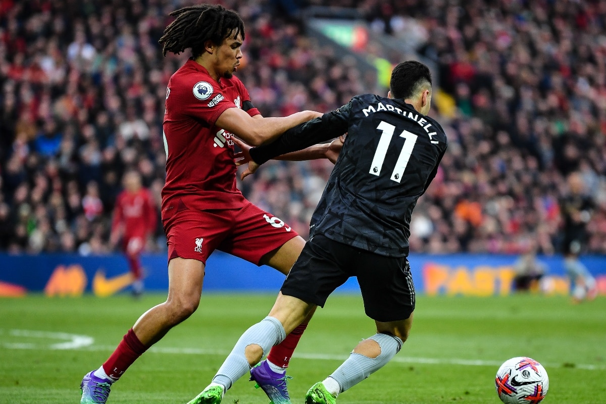 Liverpool vs Arsenal last five H2Hs