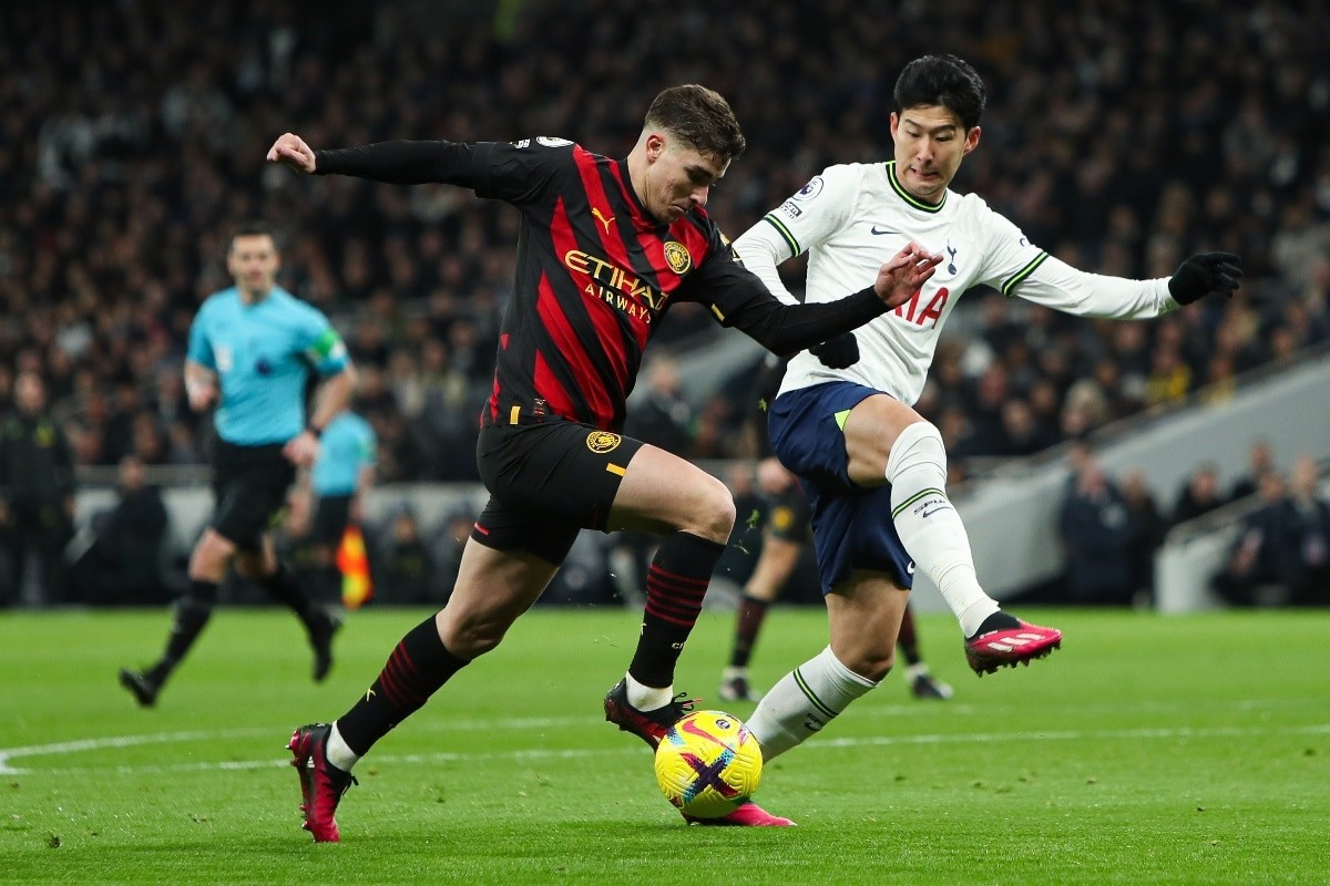 Manchester City v Tottenham last five H2Hs