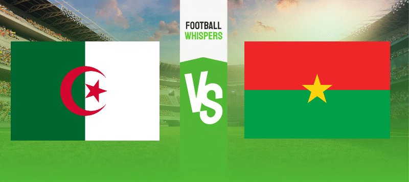 Algeria vs Burkina Faso prediction 