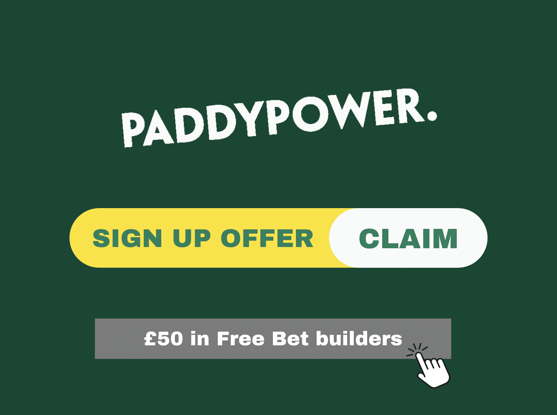 Paddy Power sign up offer 2026: Get &pound;50 in free bet builders