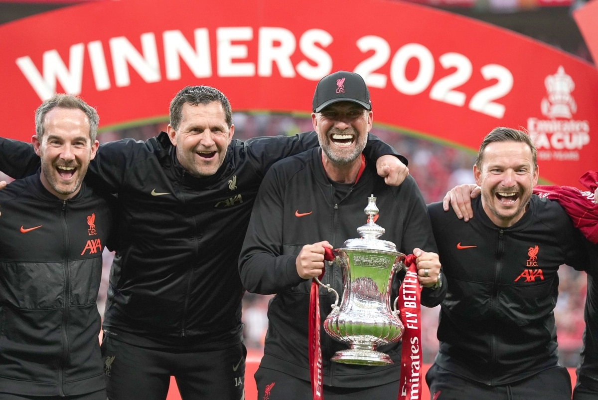 klopp with fa cup