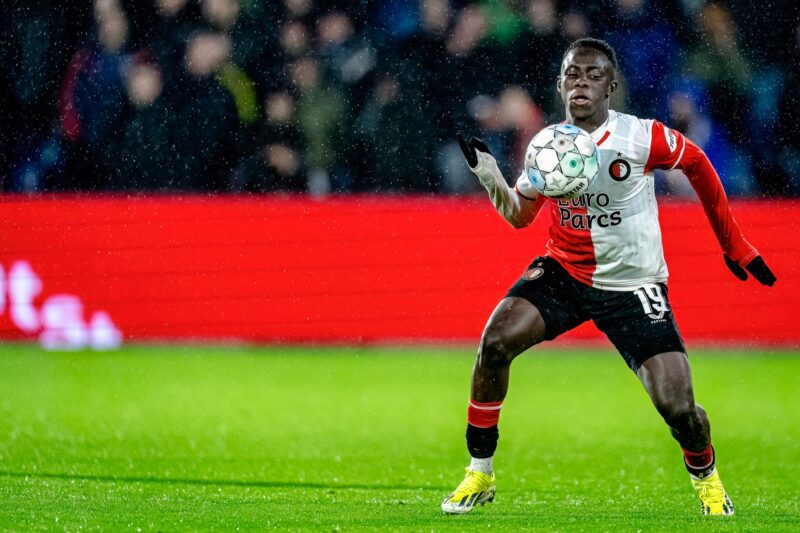 Yankuba Minteh of Feyenoord