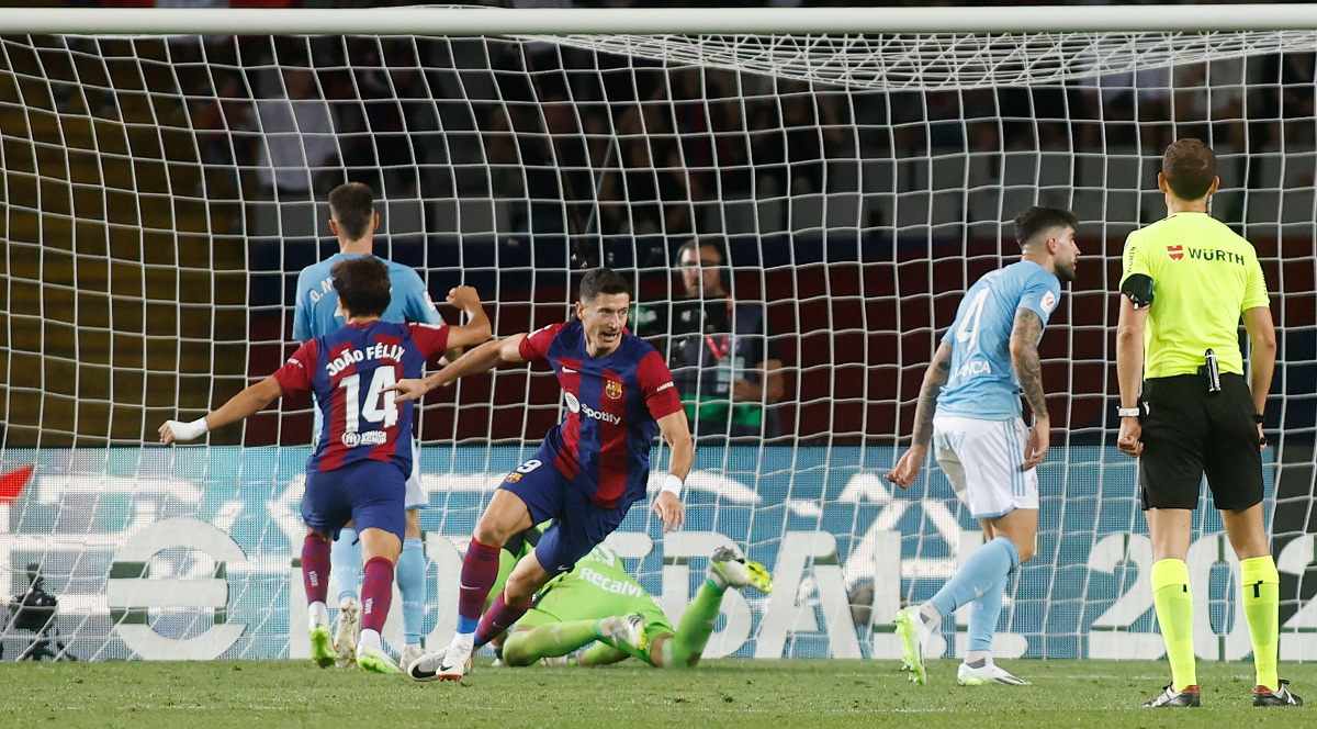 Robert Lewandowski - La Liga goal time guide