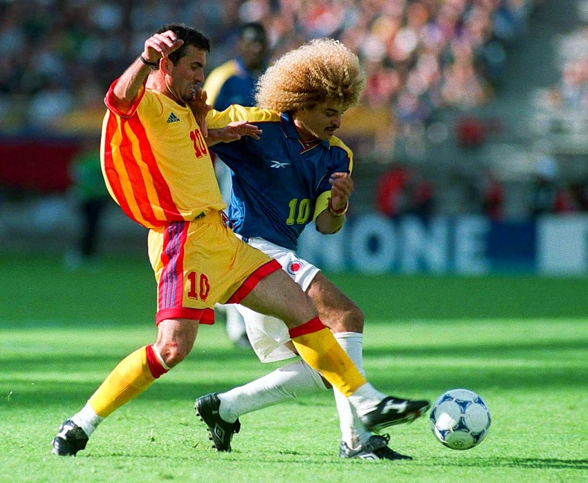 Romania vs Colombia 1994 was Hagi vs Valderrama
