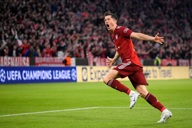 Robert Lewandowski in the Champions League