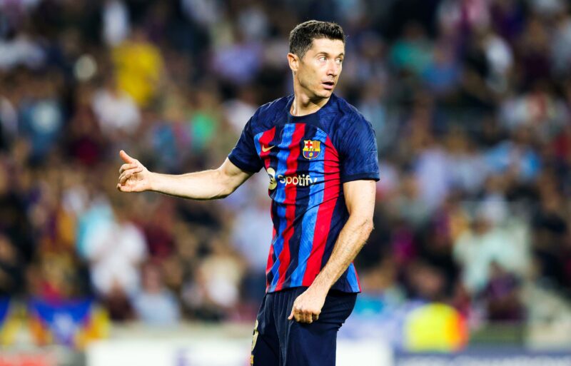 Barcelona's Robert Lewandowski