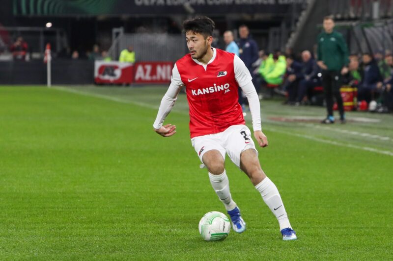 AZ Alkmaar's Yukinari Sugawara