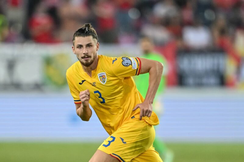 Radu Dragusin playing for Romania